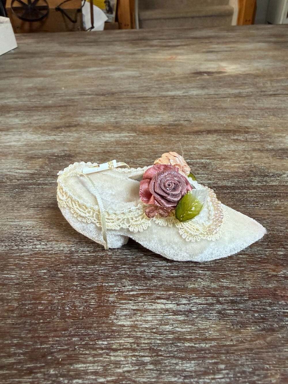 Katherine's Collection Victorian Style Velvet Shoe Ornament